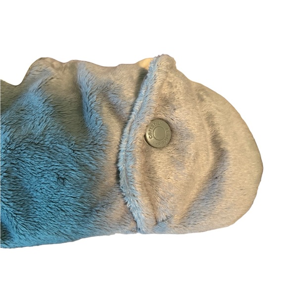 Carter's child of mine baby 0-3 months soft gray bunting sleep bodysuit 1042 - Picture 6 of 7